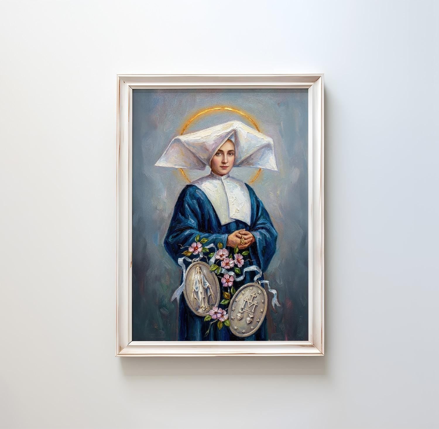 St. Catherine Labouré - Digital Print | High Resolution | Instant Access | Easy Download