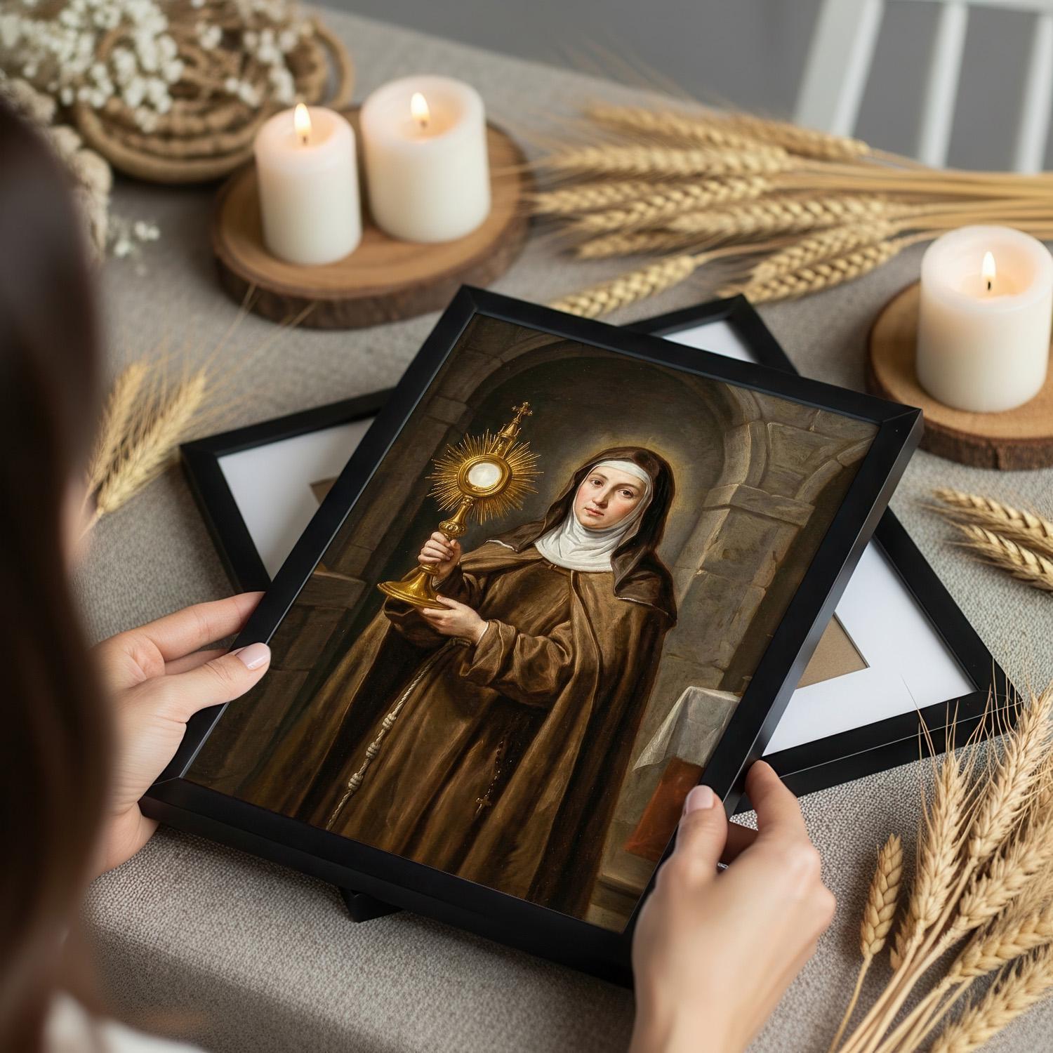 St. Clare of Assisi - Digital Print | High Resolution | Instant Access | Easy Download