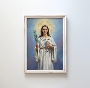 St. Agnes - Digital Print | High Resolution | Instant Access | Easy Download
