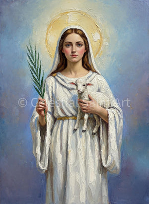 St. Agnes - Digital Print | High Resolution | Instant Access | Easy Download