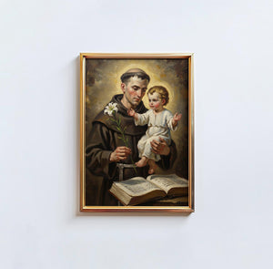St. Anthony of Padua - Digital Print | High Resolution | Instant Access | Easy Download