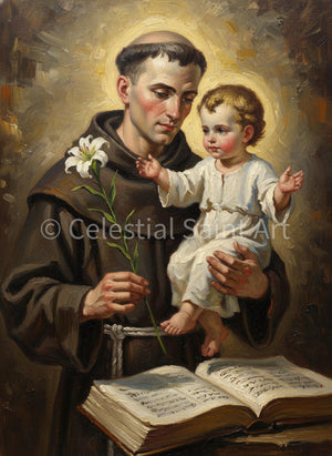 St. Anthony of Padua - Digital Print | High Resolution | Instant Access | Easy Download
