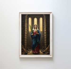 St. Barbara - Digital Print | High Resolution | Instant Access | Easy Download