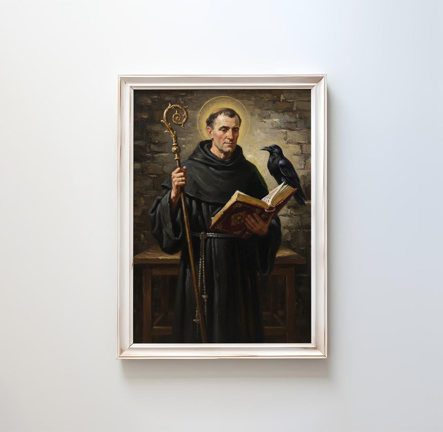 St. Benedict of Nursia - Digital Print | High Resolution | Instant Access | Easy Download