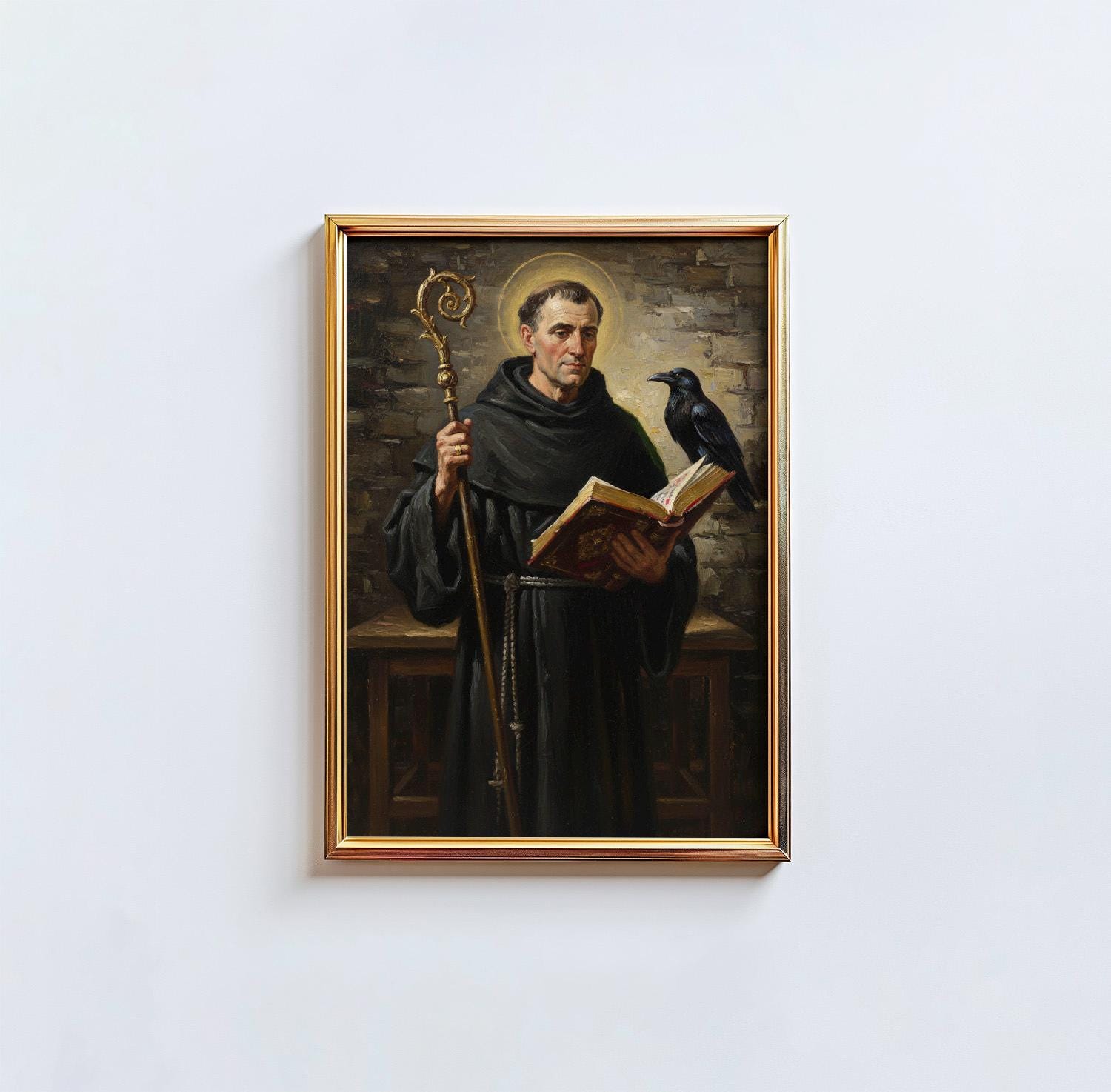 St. Benedict of Nursia - Digital Print | High Resolution | Instant Access | Easy Download