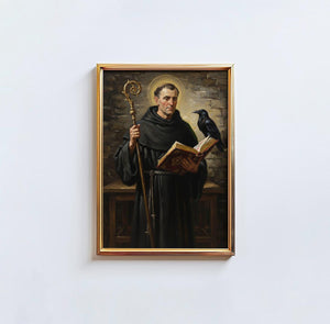 St. Benedict of Nursia - Digital Print | High Resolution | Instant Access | Easy Download