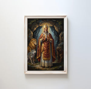 St. Blaise - Digital Print | High Resolution | Instant Access | Easy Download
