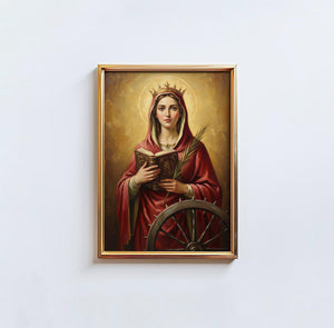 St. Catherine of Alexandria - Digital Print | High Resolution | Instant Access | Easy Download