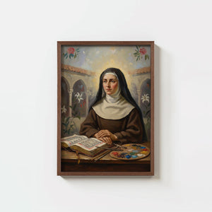 St. Catherine of Bologna - Digital Print | High Resolution | Instant Access | Easy Download