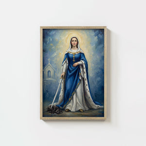 St. Dymphna - Digital Print | High Resolution | Instant Access | Easy Download