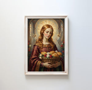 St. Elizabeth of Hungary - Digital Print | High Resolution | Instant Access | Easy Download