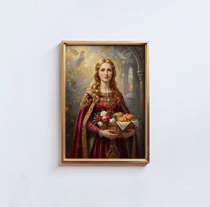 St. Elizabeth of Hungary - Digital Print | High Resolution | Instant Access | Easy Download