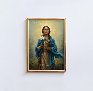 St. Kateri Tekakwitha - Digital Print | High Resolution | Instant Access | Easy Download