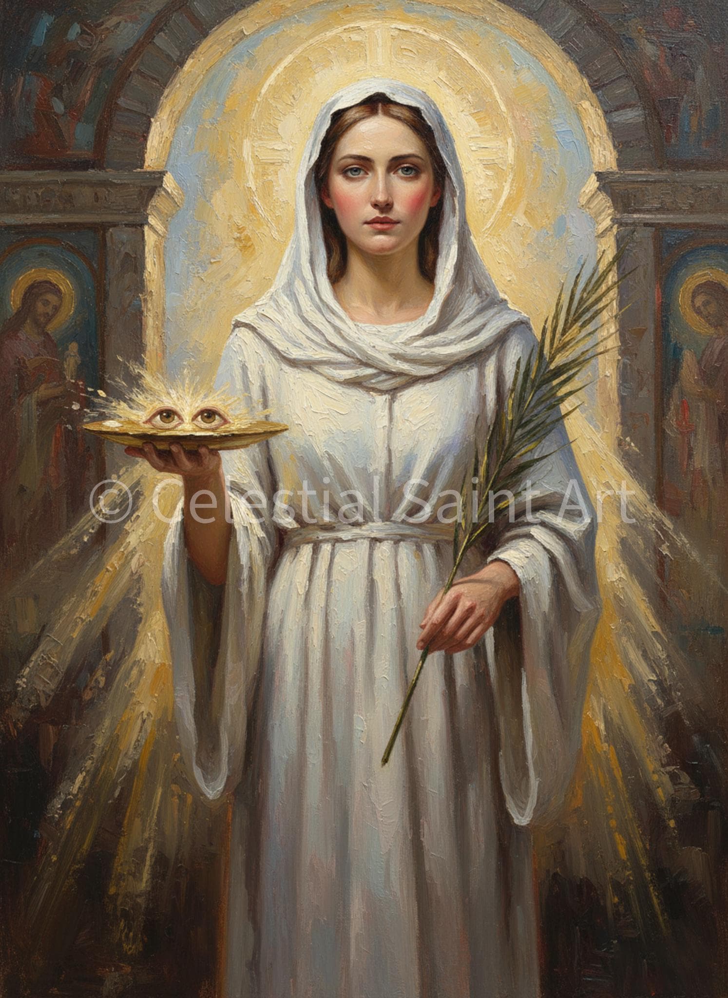St. Lucy - Digital Print | High Resolution | Instant Access | Easy Download