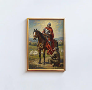 St. Martin of Tours - Digital Print | High Resolution | Instant Access | Easy Download