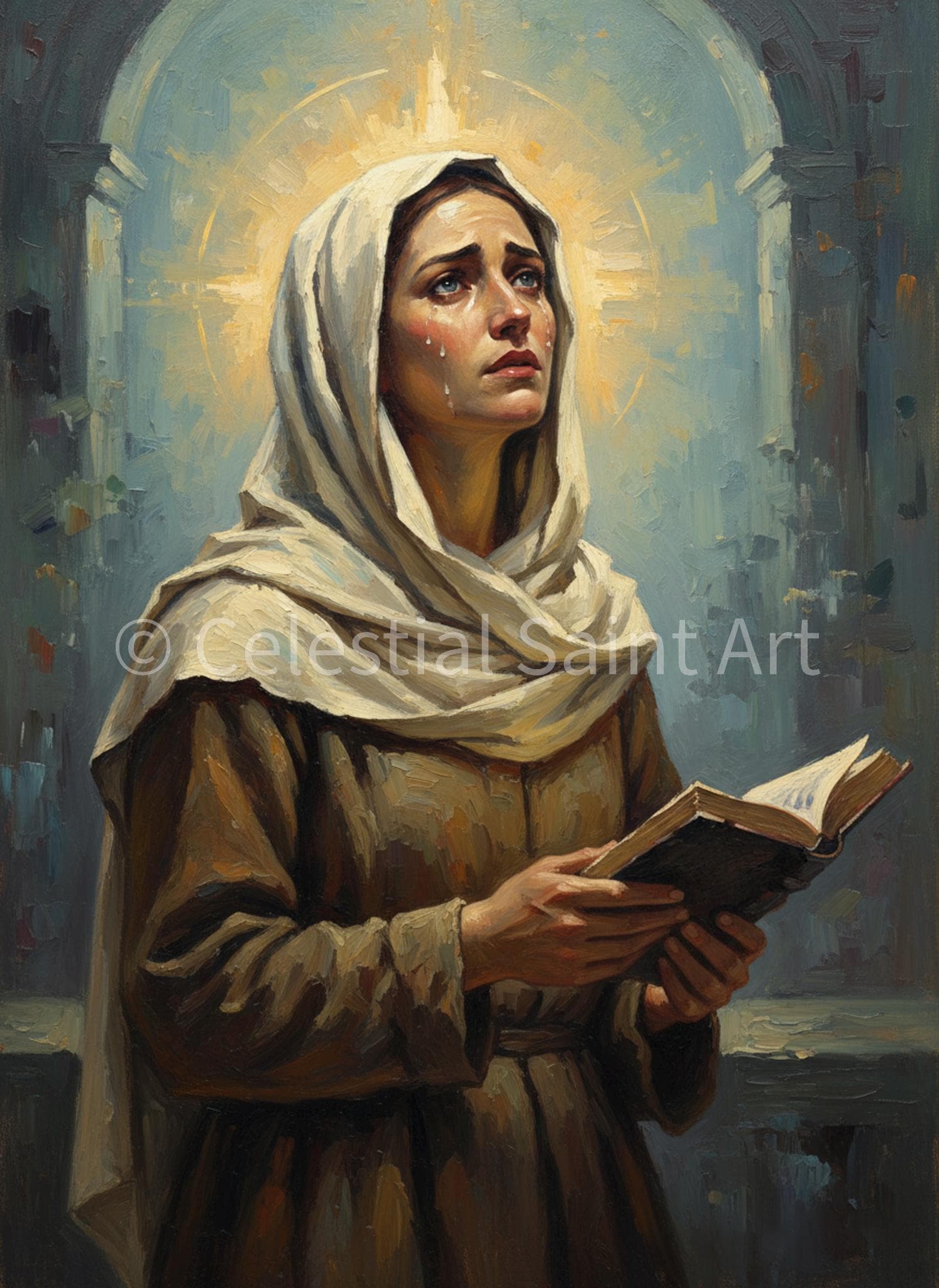St. Monica - Digital Print | High Resolution | Instant Access | Easy Download