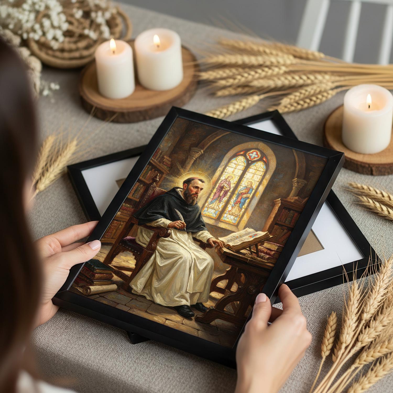 St. Thomas Aquinas - Digital Print | High Resolution | Instant Access | Easy Download