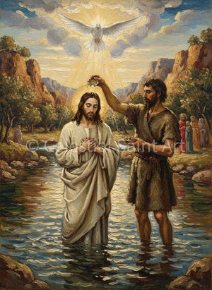 The Baptism of Jesus - Digital Print | High Resolution | Instant Access | Easy Download