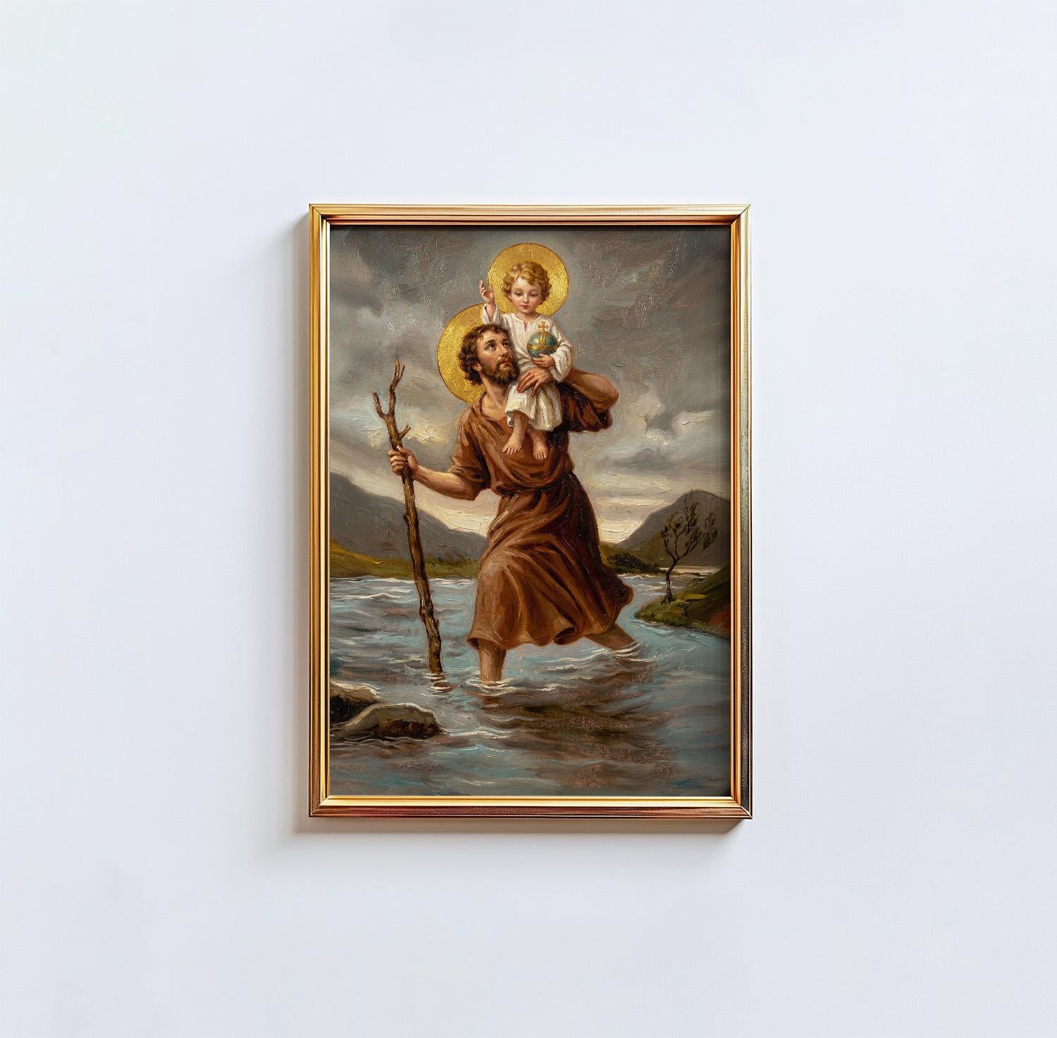 St. Christopher - Digital Print | High Resolution | Instant Access | Easy Download