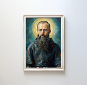 St. Maximilian Kolbe - Digital Print | High Resolution | Instant Access | Easy Download
