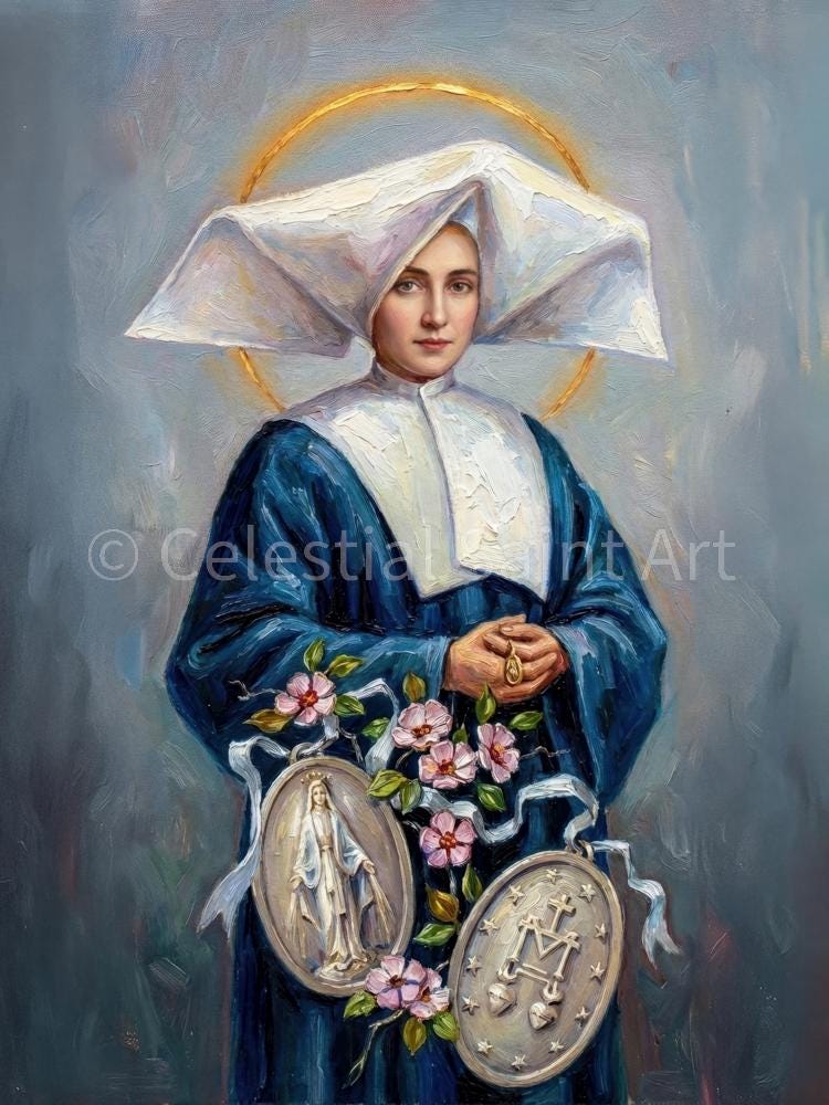 St. Catherine Labouré - Digital Print | High Resolution | Instant Access | Easy Download