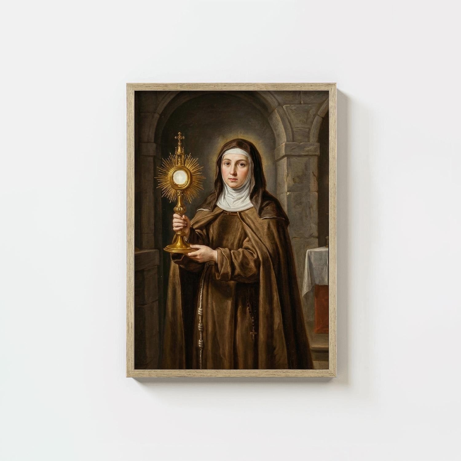 St. Clare of Assisi - Digital Print | High Resolution | Instant Access | Easy Download