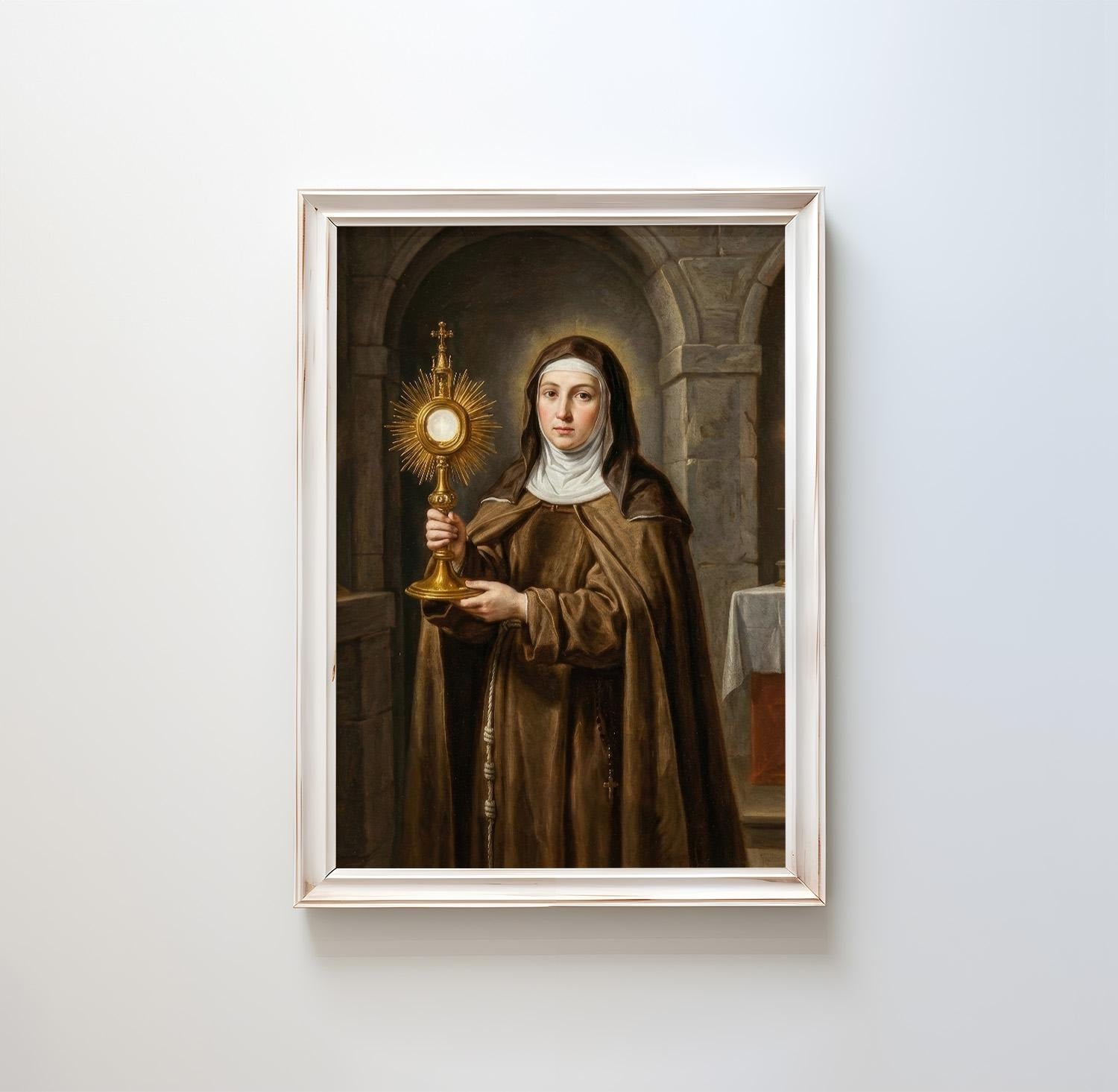 St. Clare of Assisi - Digital Print | High Resolution | Instant Access | Easy Download