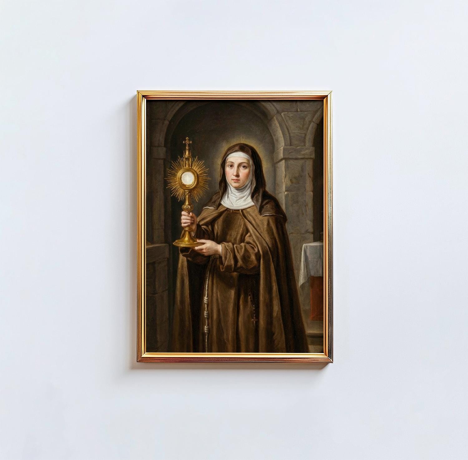 St. Clare of Assisi - Digital Print | High Resolution | Instant Access | Easy Download
