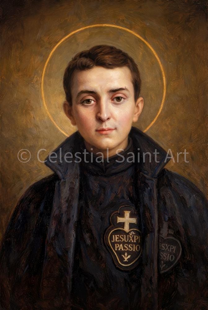 St. Gabriel of Our Lady of Sorrows - Digital Print | High Resolution | Instant Access | Easy Download
