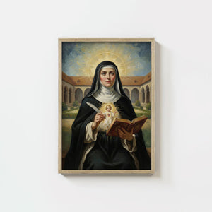 St. Gertrude the Great - Digital Print | High Resolution | Instant Access | Easy Download
