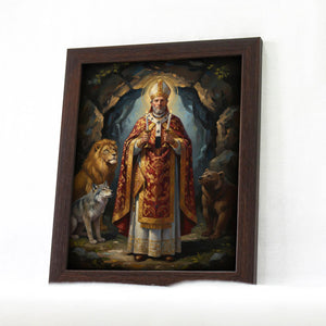 St. Blaise - Framed Print 8x10