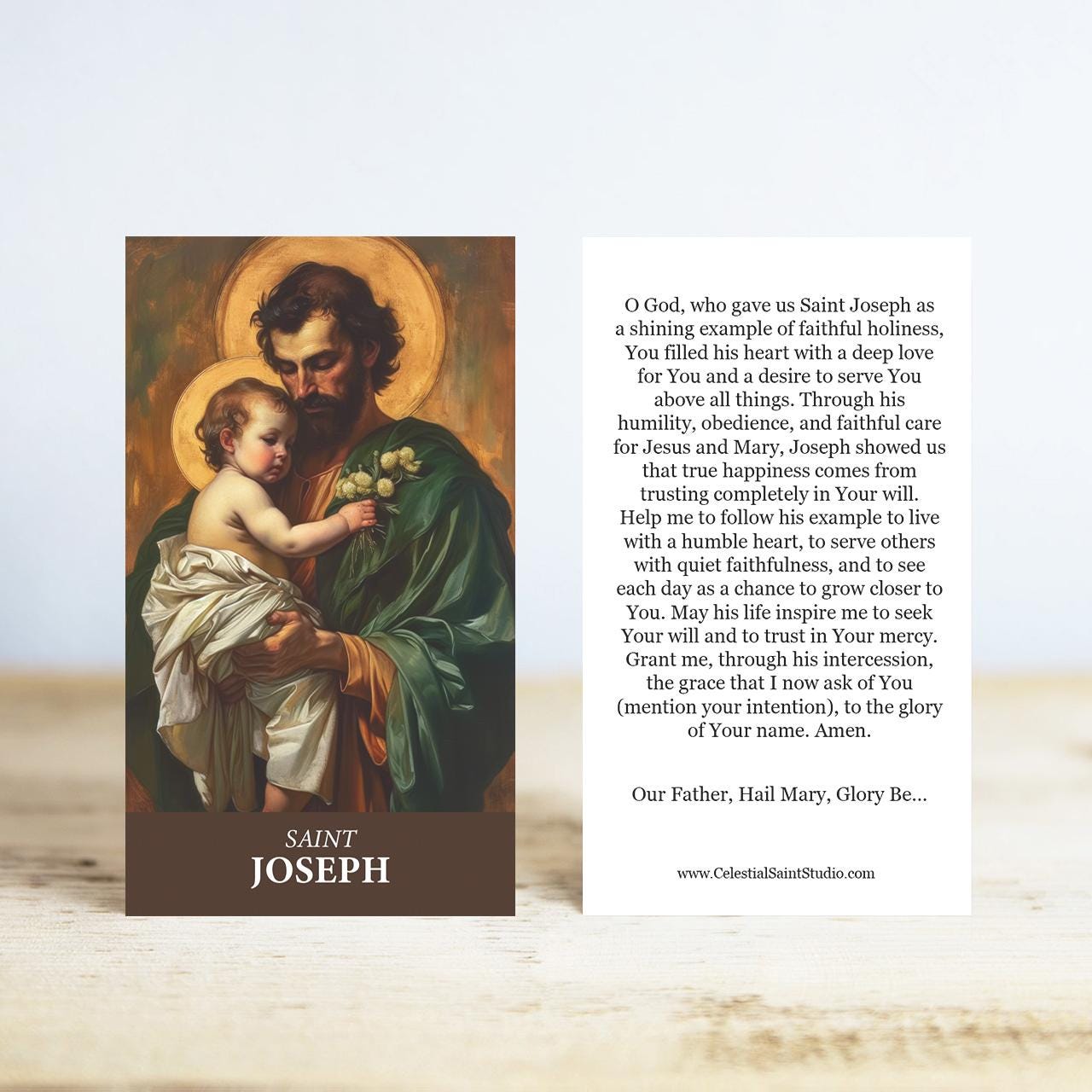 St. Joseph Prayer Cards | Wallet Size | 100, 200, 500