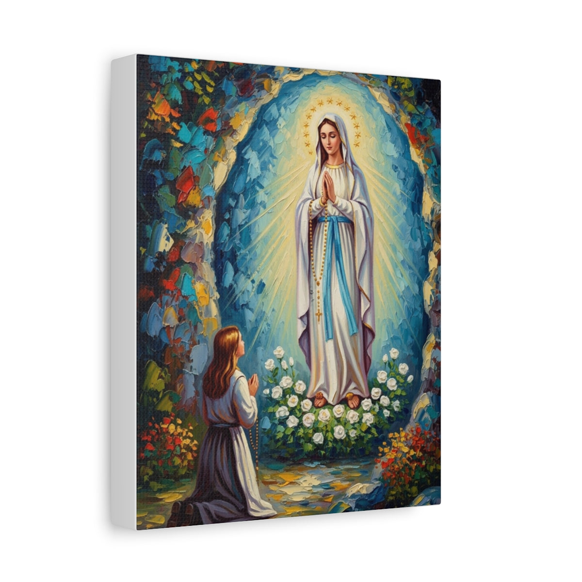 Our Lady Of Lourdes - Canvas Gallery Wraps