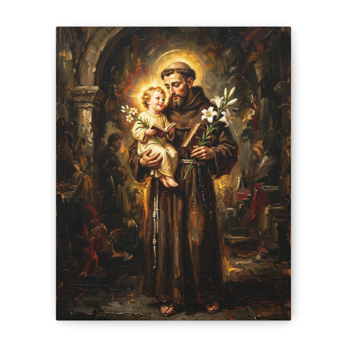 St. Anthony Of Padua - Canvas Gallery Wraps