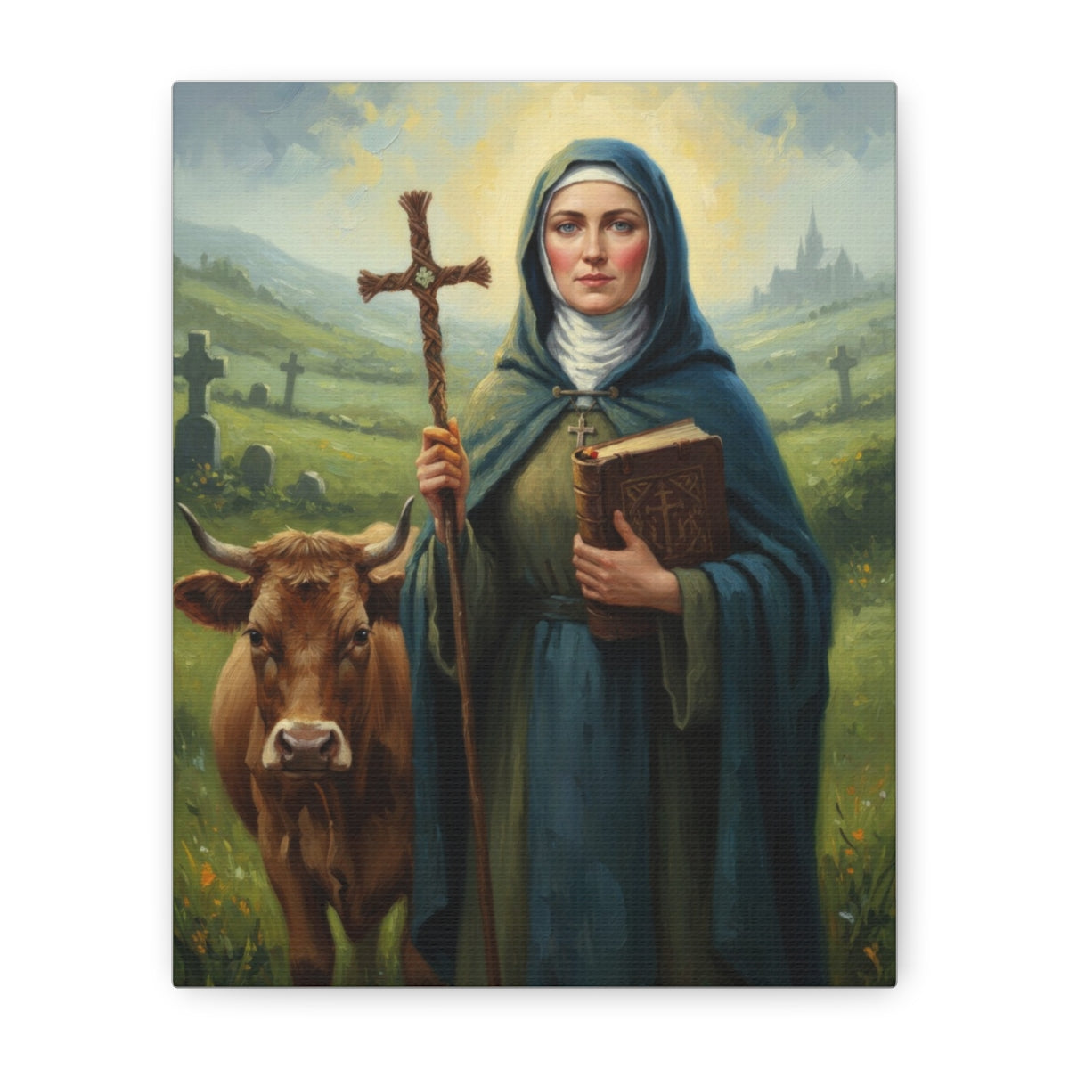 St. Brigidof Ireland - Canvas Gallery Wraps