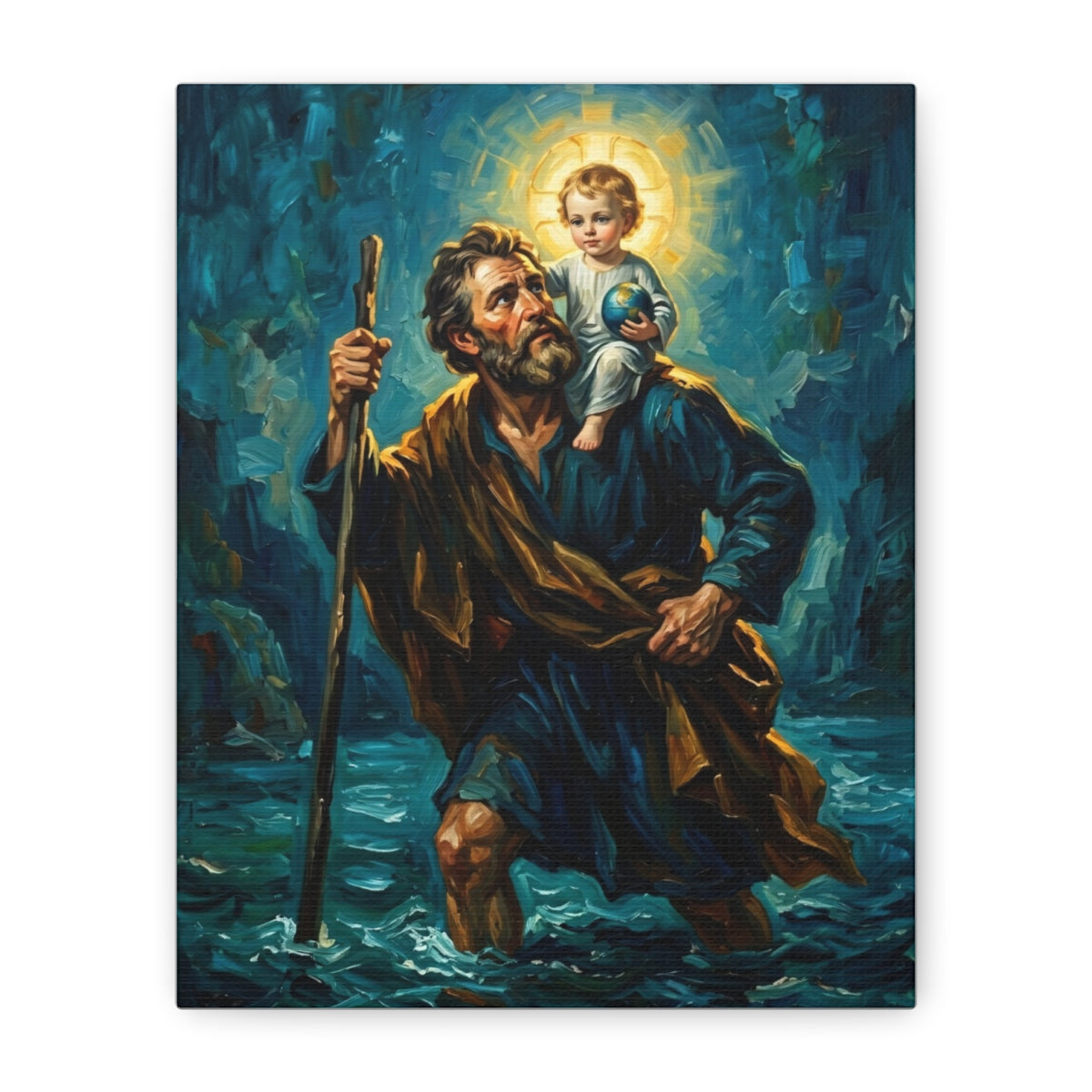 St. Christopher - Canvas Gallery Wraps