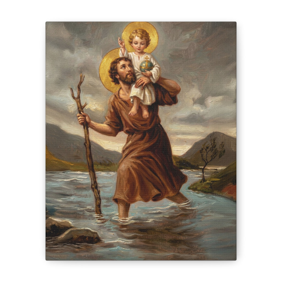 St. Christopher - Canvas Gallery Wraps