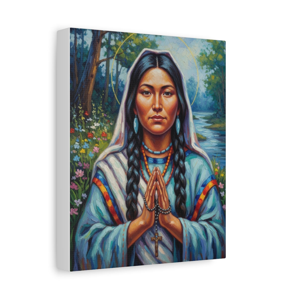 St. Kateri Tekakwitha - Canvas Gallery Wraps