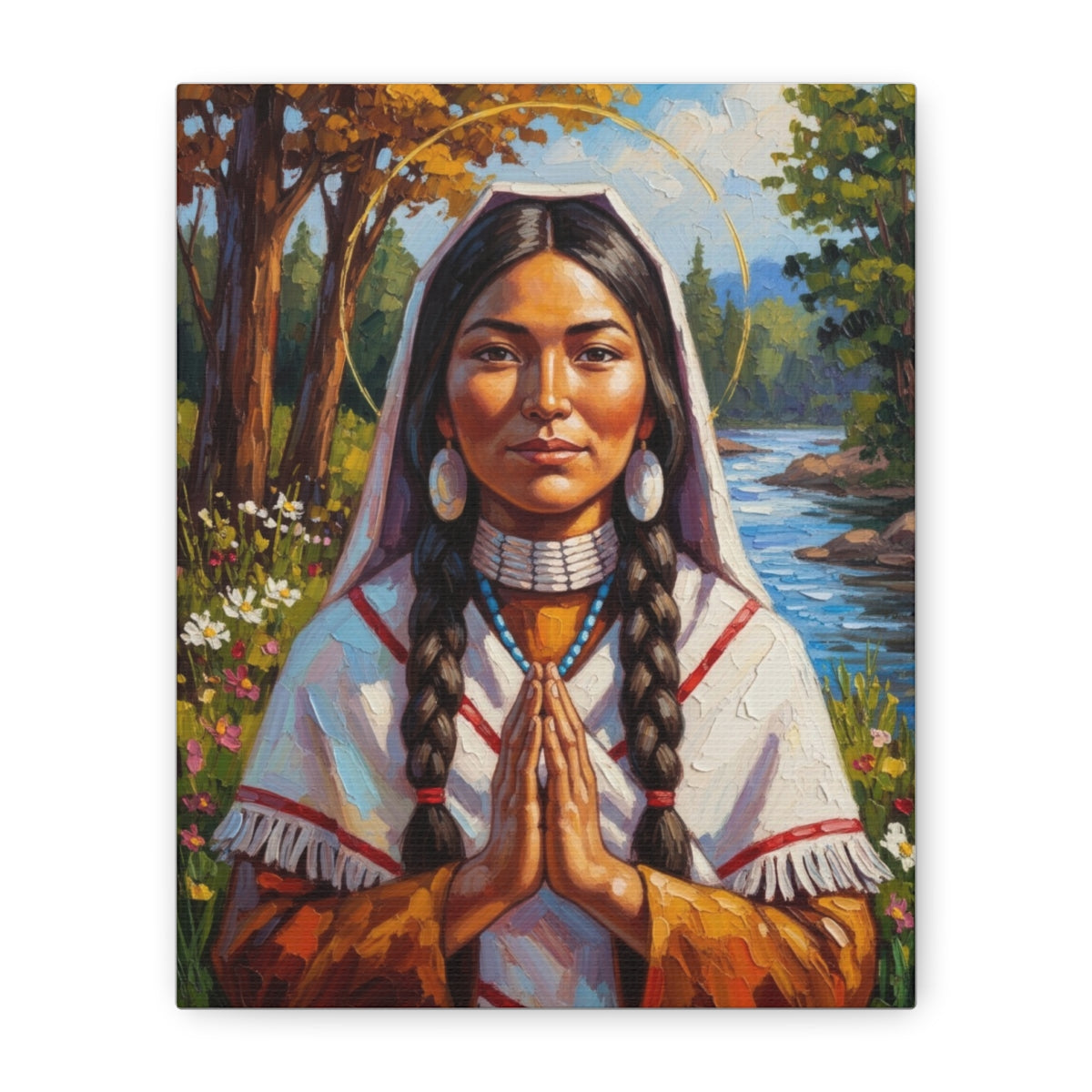 St. Kateri Tekakwitha - Canvas Gallery Wraps