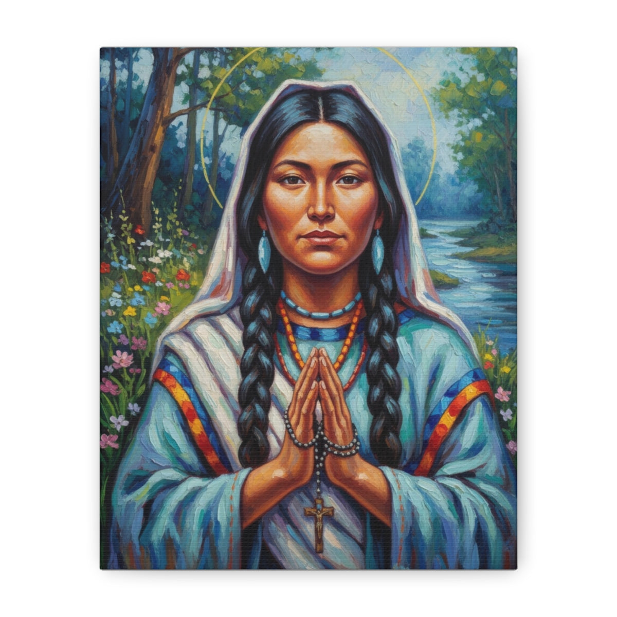St. Kateri Tekakwitha - Canvas Gallery Wraps