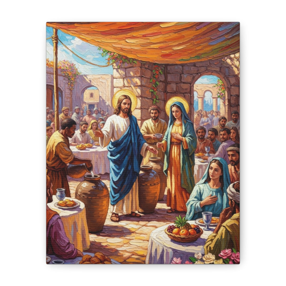 The Wedding At Cana - Canvas Gallery Wraps